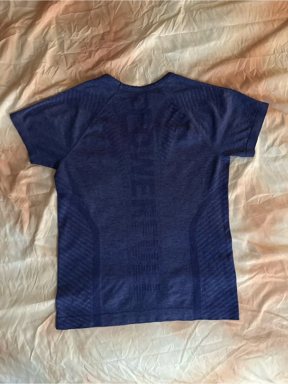 Athleta Girl | Navy “Powerful” Short Sleeve Active Workout Tee | Size Large